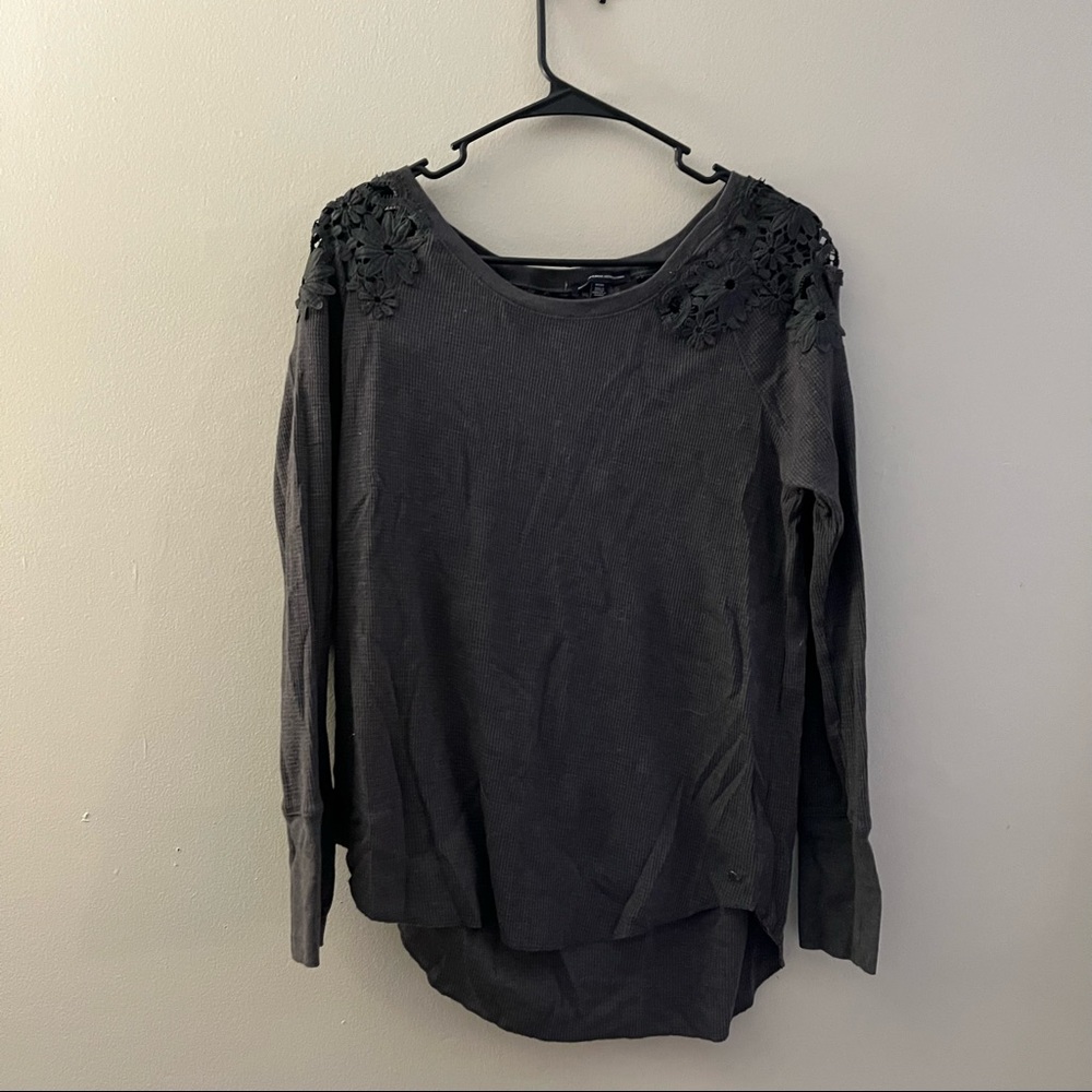 AEO waffle knit sweater